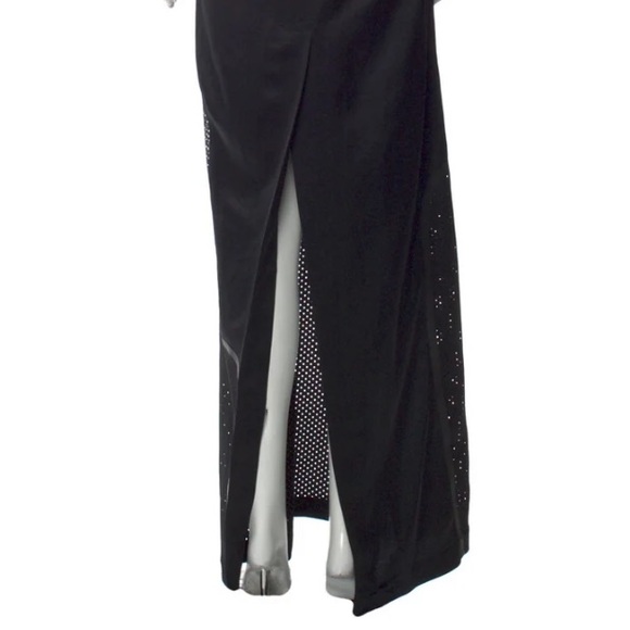 AUTH Alexander Wang Long Silky Dress Gown Black - Picture 8 of 8